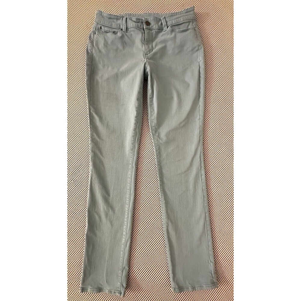Ann Taylor‎ Jeans Womens Size 10/12 Baby Blue Skinny Curvy Fit Cotton Stretch